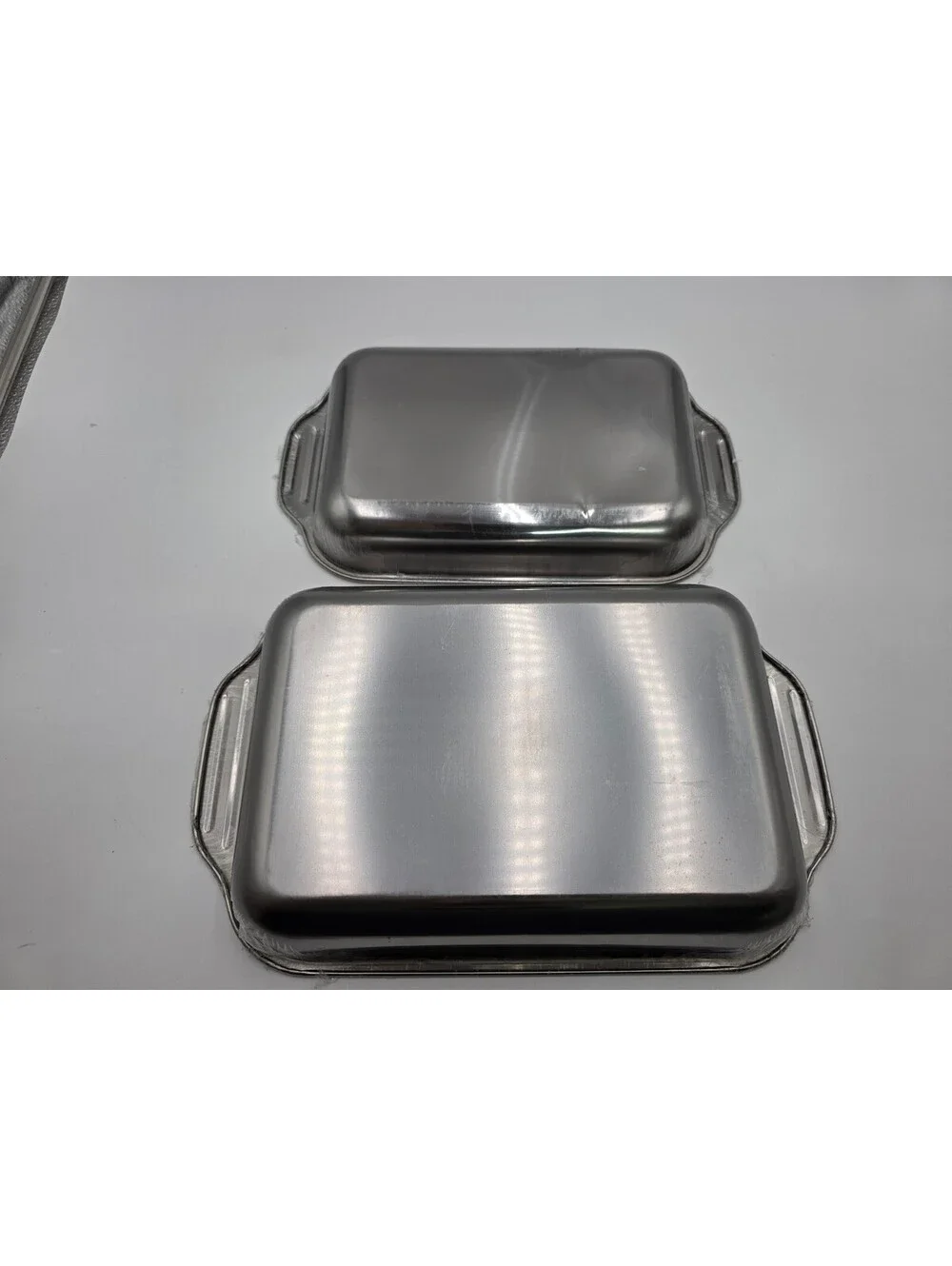 Set of Two Stainless Steel Baking Pans SUS304